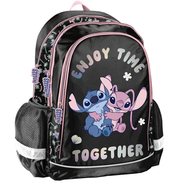 Plecak szkolny czarny Together Stitch i Angel Paso