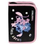 Piórnik z wyposażeniem czarny Together Stitch i Angel Paso