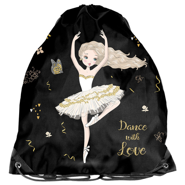Worek na obuwie Dance with love Baletnica Paso