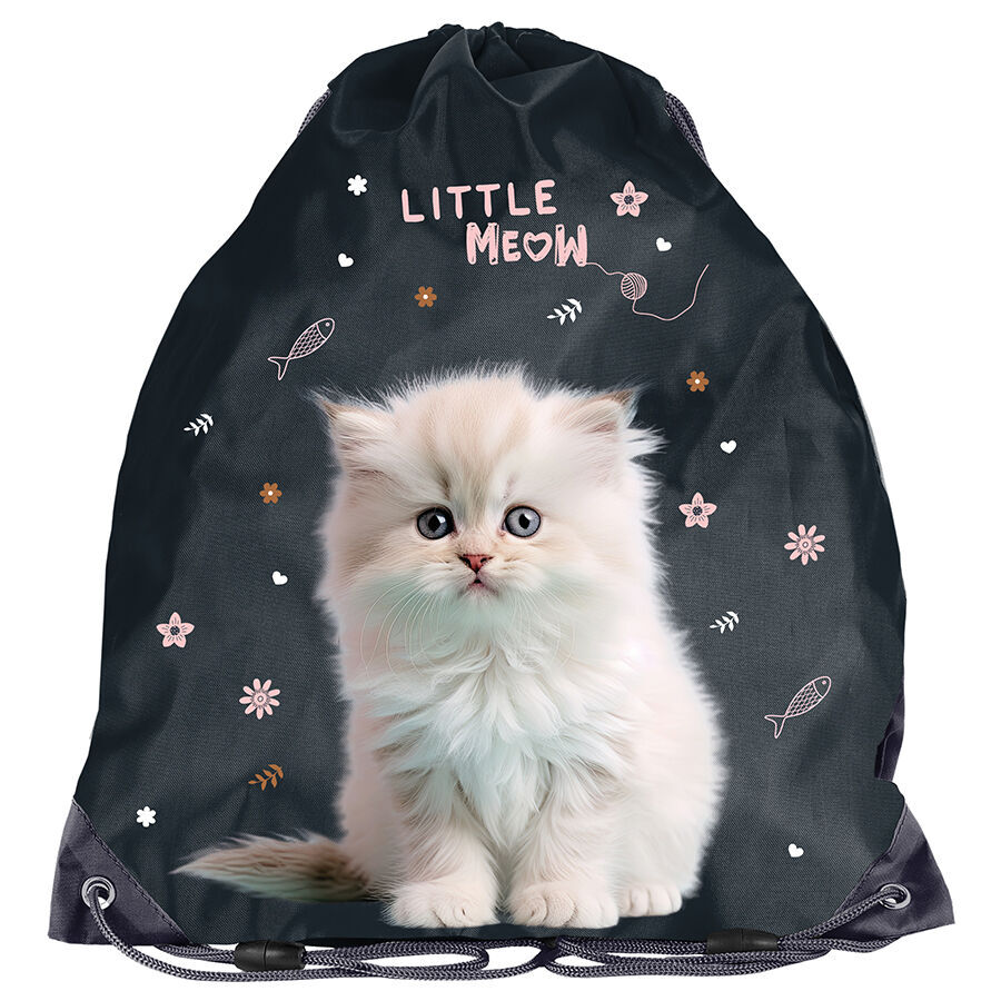 PP25CO-712_5903162134222_1 Worek na obuwie Little white cat Kotek Paso - obrazek 1
