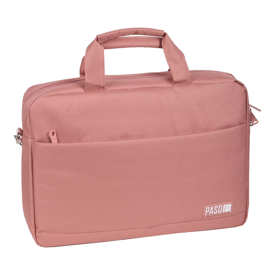 PPPI-2404_1 Torba na laptop mała różowa Paso - obrazek 1