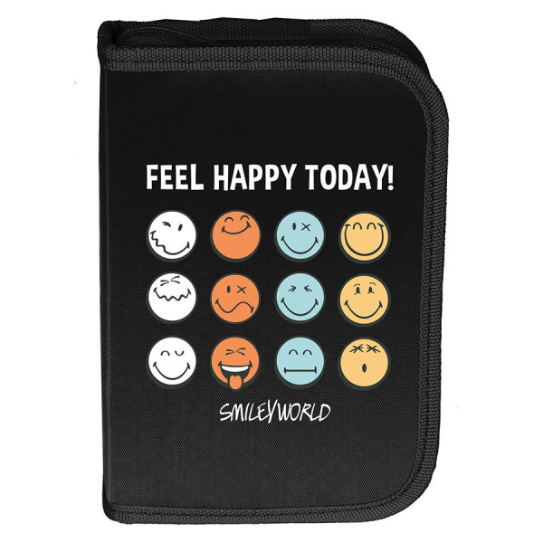 Piórnik z wyposażeniem Feel happy SmileyWorld Paso