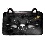 Piórnik pluszowa saszetka Black Cat Paso