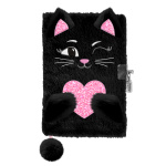 Pamiętnik pluszowy Black Cat Paso